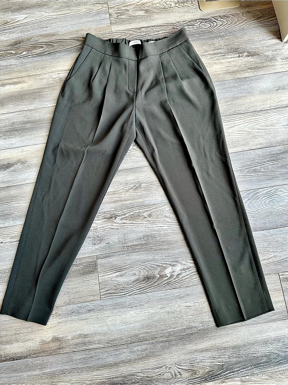 Babaton Cohen Trousers in Dark Olive Green 2